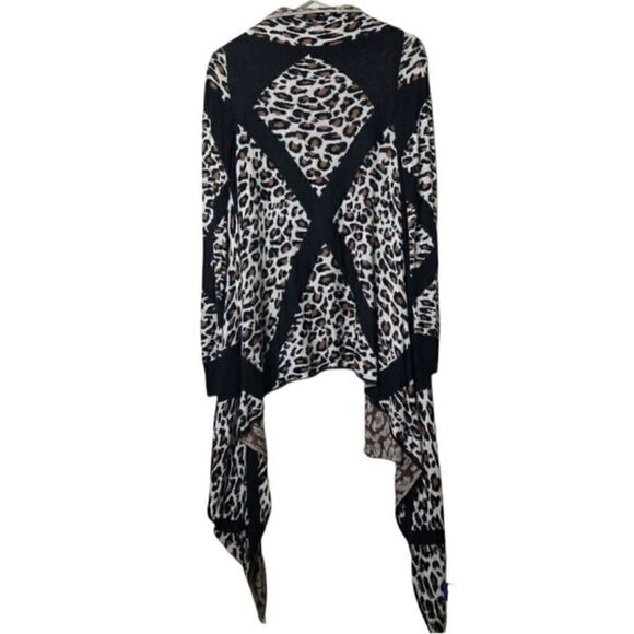 XoXo Animal Print Waterfall Cardigan(Size Medium) - Picture 2 of 5